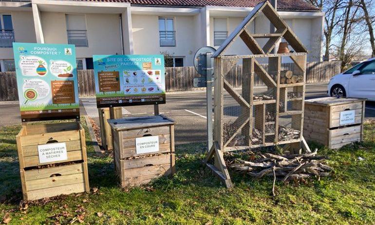 Une nouvelle zone de compostage partage a Benquet articleimage