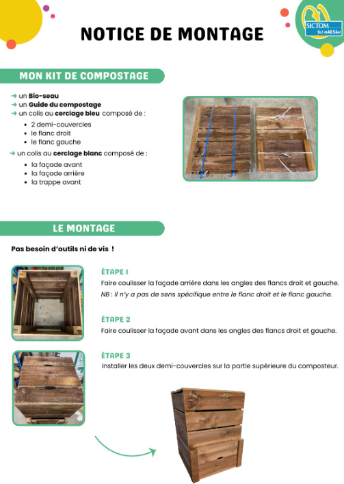 Notice de montage des composteurs